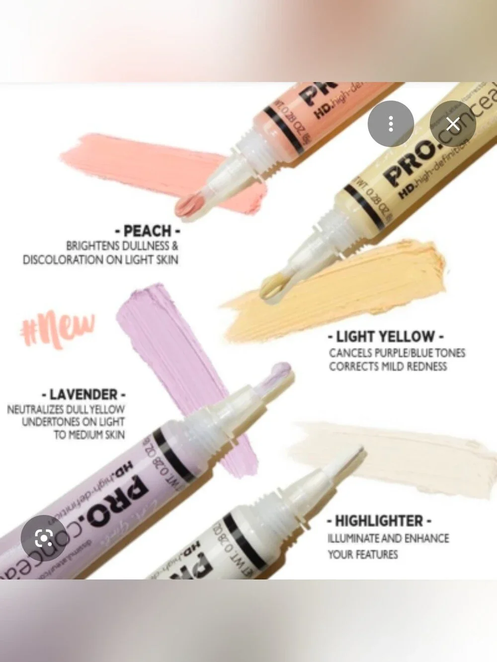 L.A. Girl HD Pro.Conceal HD High Definition Concealer in Lavender (GC993) BNIB